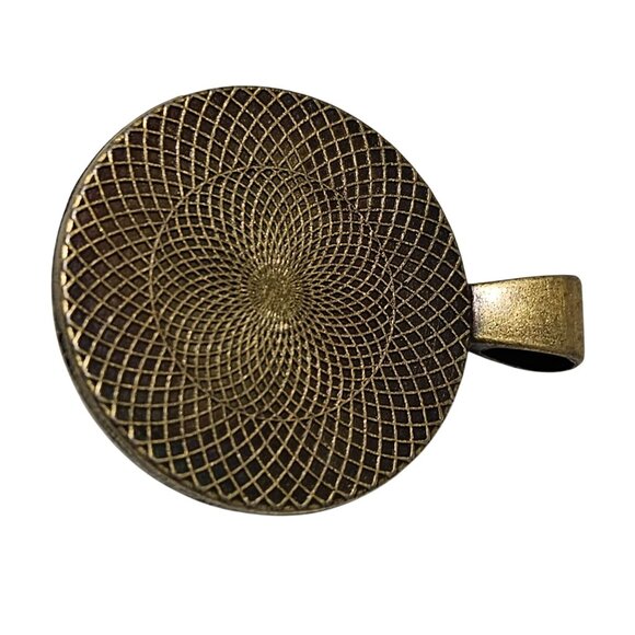 White Tiger Pendant Necklace Charm Glass Dome Antique Bronze Finish DIY Jewelry - Picture 3 of 4